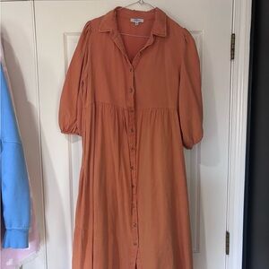 Women’s Polagram Terracotta Midi Dress